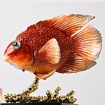 Статуэтка декоративная Рыбка-попугай Inhabitants of the Seas варинант исполнения - 5 | Loft Concept в Липецке