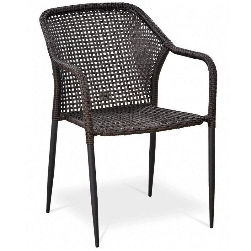 Стул Rottan stool brown Коричневый Черный Стул Rottan stool brown Коричневый Черный в Липецке | Loft Concept