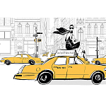 Megan Hess. New york: through a fashion eye варинант исполнения - 4 | Loft Concept в Липецке