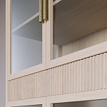 Витрина Primo со стеклянными фасадами и 2 ящиками Светлый дуб варинант исполнения - 6 | Loft Concept в Липецке