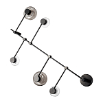 Бра с 5-ю плафонами разного диаметра и цвета Polyhedron варинант исполнения - 2 | Loft Concept в Липецке