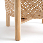 Кашпо на ножках из бамбука Bamboo Decor варинант исполнения - 6 | Loft Concept в Липецке