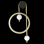 Бра с круглой рамкой и стеклянными белыми шарами B.LUX C Ball варинант исполнения - 2 | Loft Concept в Липецке