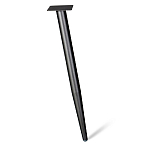 Обеденный стол с прямоугольной черно-золотой столешницей из стекла на 4-х металлических ножках Gold and Black Marble варинант исполнения - 5 | Loft Concept в Липецке