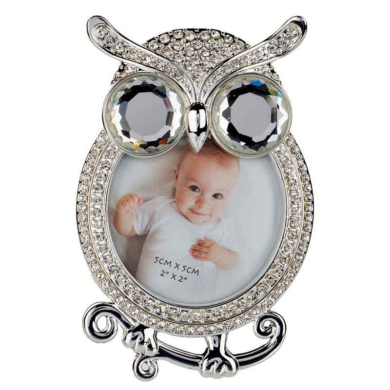 Фоторамка детская Childhood Corner Owl Серебряный Фоторамка детская Childhood Corner Owl Серебряный в Липецке | Loft Concept