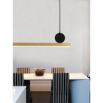 Люстра линейная светодиодная в минималистичном стиле New Age of Light варинант исполнения - 7 | Loft Concept в Липецке