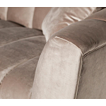 Диван трехместный велюровый серый Island of Comfort варинант исполнения - 3 | Loft Concept в Липецке