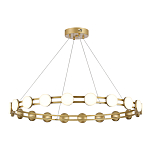 Люстра кольцевая с круглыми светодиодными источниками света Maxine Light варинант исполнения - 7 | Loft Concept в Липецке