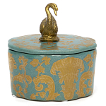 Фарфоровая шкатулка Swan Lake варинант исполнения - 5 | Loft Concept в Липецке