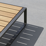 Шезлонг на металлическом каркасе с регулируемой спинкой GUELL Sunbed варинант исполнения - 5 | Loft Concept в Липецке