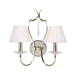 Бра с 2-мя лампами и подвеской из прозрачного стекла Elstead Lighting варинант исполнения - 2 | Loft Concept в Липецке