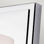 Бра для ванных комнат с белым цилиндрическим плафоном на прямоугольном основании цвета хром Feiss варинант исполнения - 2 | Loft Concept в Липецке