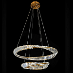 Люстра подвесная из 2-х колец Round Air Chandelier варинант исполнения - 1 | Loft Concept в Липецке