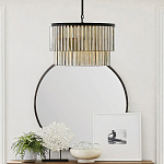 Люстра круглая с подвесками из натурального перламутра Nacre варинант исполнения - 2 | Loft Concept в Липецке