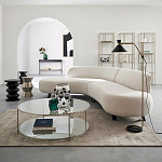 Приставной стол из сплава алюминия Solaris варинант исполнения - 3 | Loft Concept в Липецке