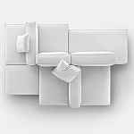 Модульный диван трансформер Harn в стиле минимализм  варинант исполнения - 2 | Loft Concept в Липецке