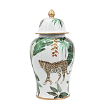 Ваза из фарфора с ручной росписью Leopard Collection  варинант исполнения - 3 | Loft Concept в Липецке