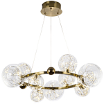 Дизайнерская кольцевая люстра с гирляндой внутри стеклянных плафонов Iona Garland Chandelier 9 варинант исполнения - 2 | Loft Concept в Липецке