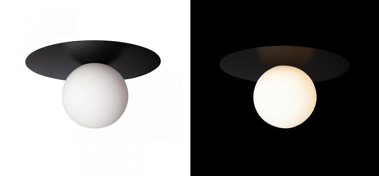 Светильник потолочный MATISSE Black 25 см Светильник потолочный MATISSE Black 25 см - Loft-Concept в Липецке
