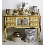 Комод деревянный Illustration of flowers варинант исполнения - 7 | Loft Concept в Липецке