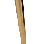 Стул бежевый из экокожи на золотых ножках Attribute of Elegance варинант исполнения - 5 | Loft Concept в Липецке