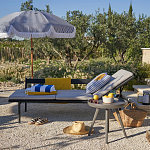 Диван-шезлонг черный Annet варинант исполнения - 7 | Loft Concept в Липецке