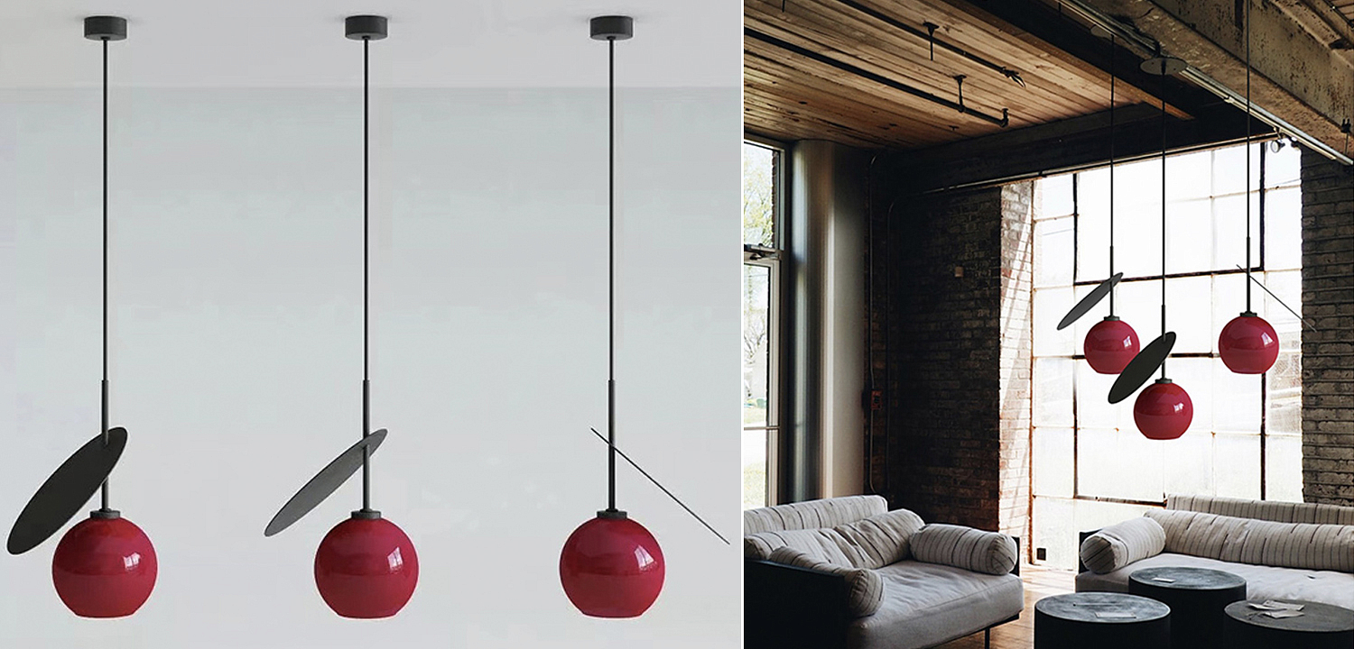 Подвесной светильник Cherry Pendant One Red Подвесной светильник Cherry Pendant One Red - Loft-Concept в Липецке