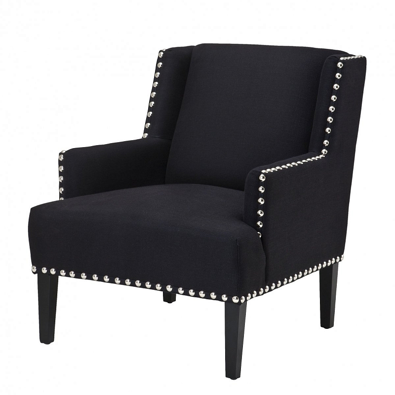 Кресло Eichholtz Chair Randall Черный Кресло Eichholtz Chair Randall Черный в Липецке | Loft Concept