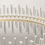 Люстра круглая с прозрачными стеклянными трубками 51 см Nembus варинант исполнения - 12 | Loft Concept в Липецке