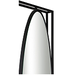 Зеркало овальное в металлической оправе в стиле лофт Urban Style Space варинант исполнения - 2 | Loft Concept в Липецке