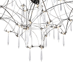 Потолочный светильник с тонким металлическим каркасом цвета хром Quasar варинант исполнения - 4 | Loft Concept в Липецке