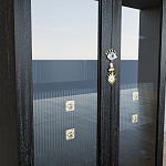 Дизайнерский шкаф витрина Elsa Dreams Black с 4-мя ящиками варинант исполнения - 4 | Loft Concept в Липецке