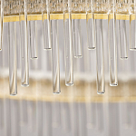 Люстра круглая с прозрачными стеклянными трубками 51 см Nembus варинант исполнения - 10 | Loft Concept в Липецке