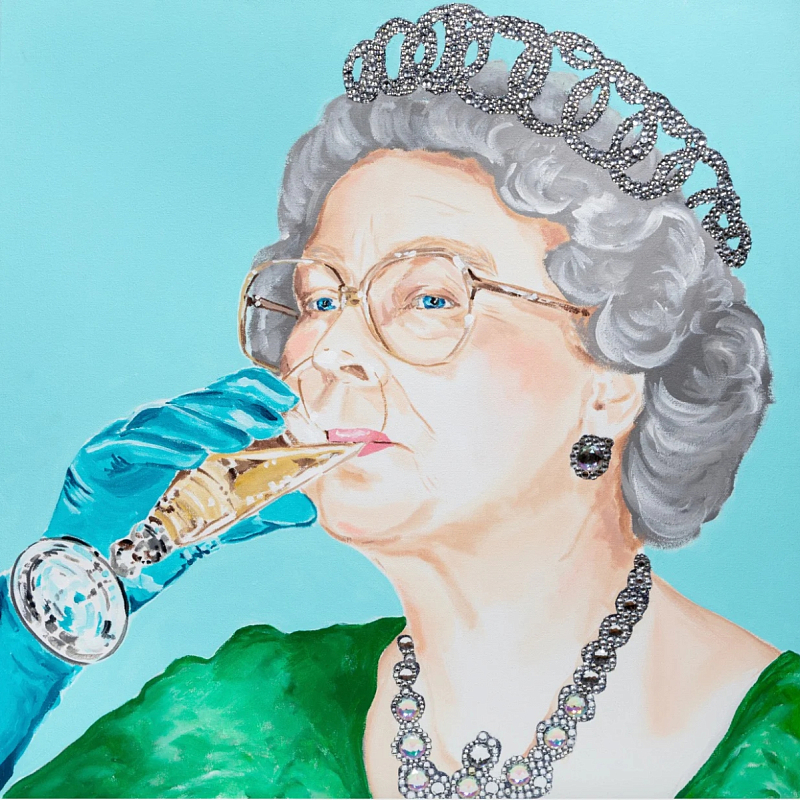 Картина The Queen Getting a Lil Jingled Мульти Картина The Queen Getting a Lil Jingled Мульти в Липецке | Loft Concept