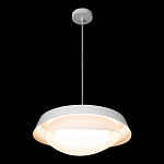 Подвесной светильник круглый белого цвета из металла Vita Cuna варинант исполнения - 6 | Loft Concept в Липецке