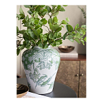 Ваза с зелеными цветочными и птичьими мотивами Vase Inspired by Nature варинант исполнения - 5 | Loft Concept в Липецке