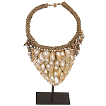 Этническое ожерелье с перламутровыми ракушками Mother of Pearl Shell Necklace варинант исполнения - 1 | Loft Concept в Липецке