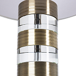 Настольная лампа с цилиндрическим основанием и белым абажуром Crystal Harmony  варинант исполнения - 2 | Loft Concept в Липецке