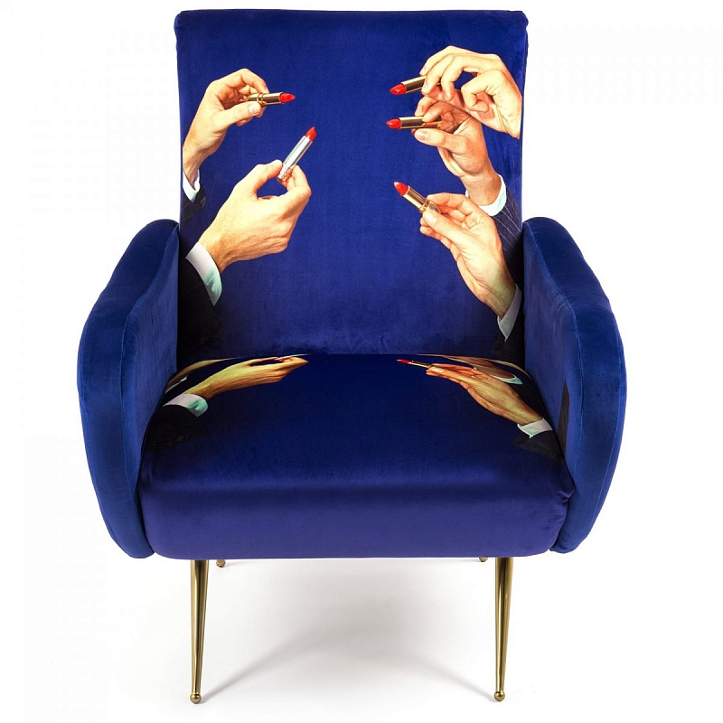 Кресло Seletti Armchair Lipsticks Фиолетовый Латунь Кресло Seletti Armchair Lipsticks Фиолетовый Латунь в Липецке | Loft Concept