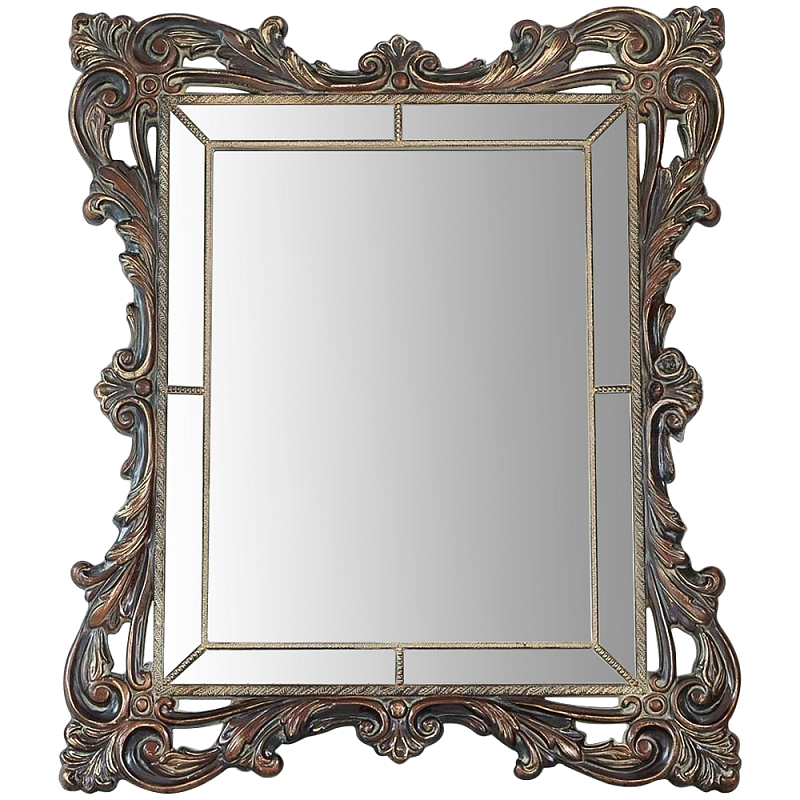 Настенное зеркало Travere Mirror Коричневый Настенное зеркало Travere Mirror Коричневый в Липецке | Loft Concept