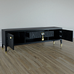 TV-тумба Дизайнерская Elsa Dreams Black варинант исполнения - 3 | Loft Concept в Липецке