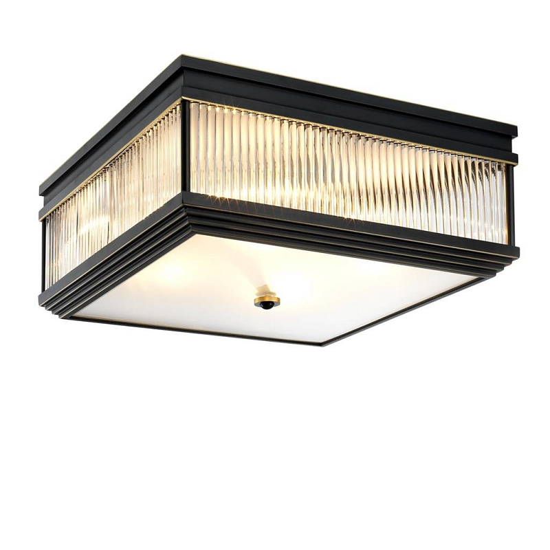 Потолочный светильник Ceiling Lamp Marly Bronze Темная бронза Прозрачное Стекло Потолочный светильник Ceiling Lamp Marly Bronze Темная бронза Прозрачное Стекло в Липецке | Loft Concept