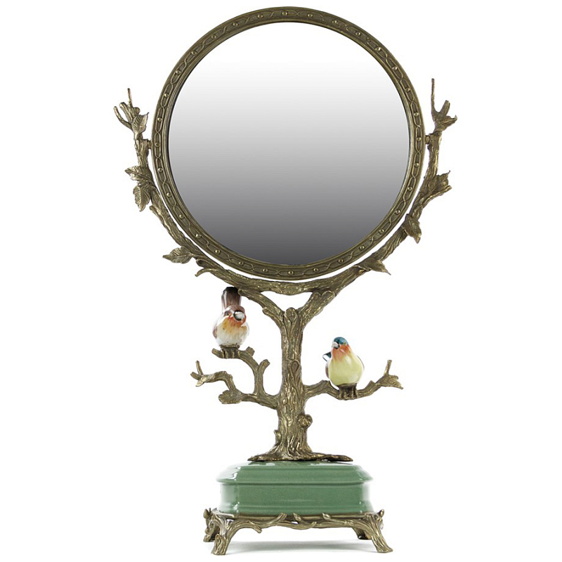 Зеркало Mirror Tree Бронза Зеленый шалфей Зеркало Mirror Tree Бронза Зеленый шалфей в Липецке | Loft Concept