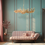 Люстра с абажуром оформленным в виде стаи бабочек Eternal Butterflies варинант исполнения - 4 | Loft Concept в Липецке