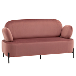 Диван в велюровой обивке цвета пыльная роза COLOR BLOCK варинант исполнения - 1 | Loft Concept в Липецке