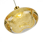 Подвесной светильник с прозрачным стеклянным плафоном округлой формы Effervia  варинант исполнения - 11 | Loft Concept в Липецке