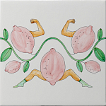 Плитка дизайнерская Сила в лимонах варинант исполнения - 2 | Loft Concept в Липецке