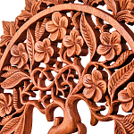 Панно из дерева круглое Sakura Panel With Trees варинант исполнения - 2 | Loft Concept в Липецке