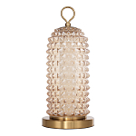 Настольная лампа с факутрным стеклянным плафоном Sonora варинант исполнения - 2 | Loft Concept в Липецке