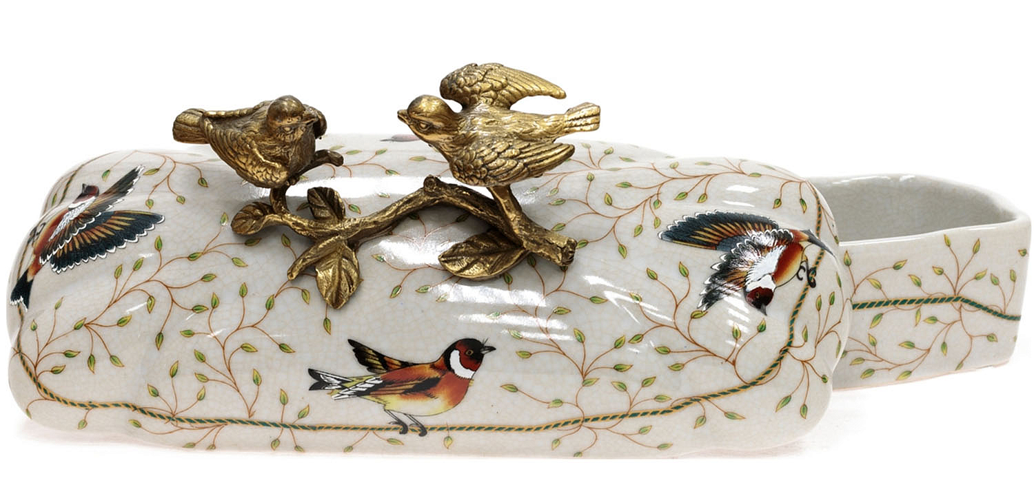 Шкатулка Bronze and Color Birds Box Шкатулка Bronze and Color Birds Box - Loft-Concept в Липецке